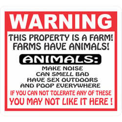 Signs Up English White Novelty Sign 11.5 in. H X 12.75 in. W