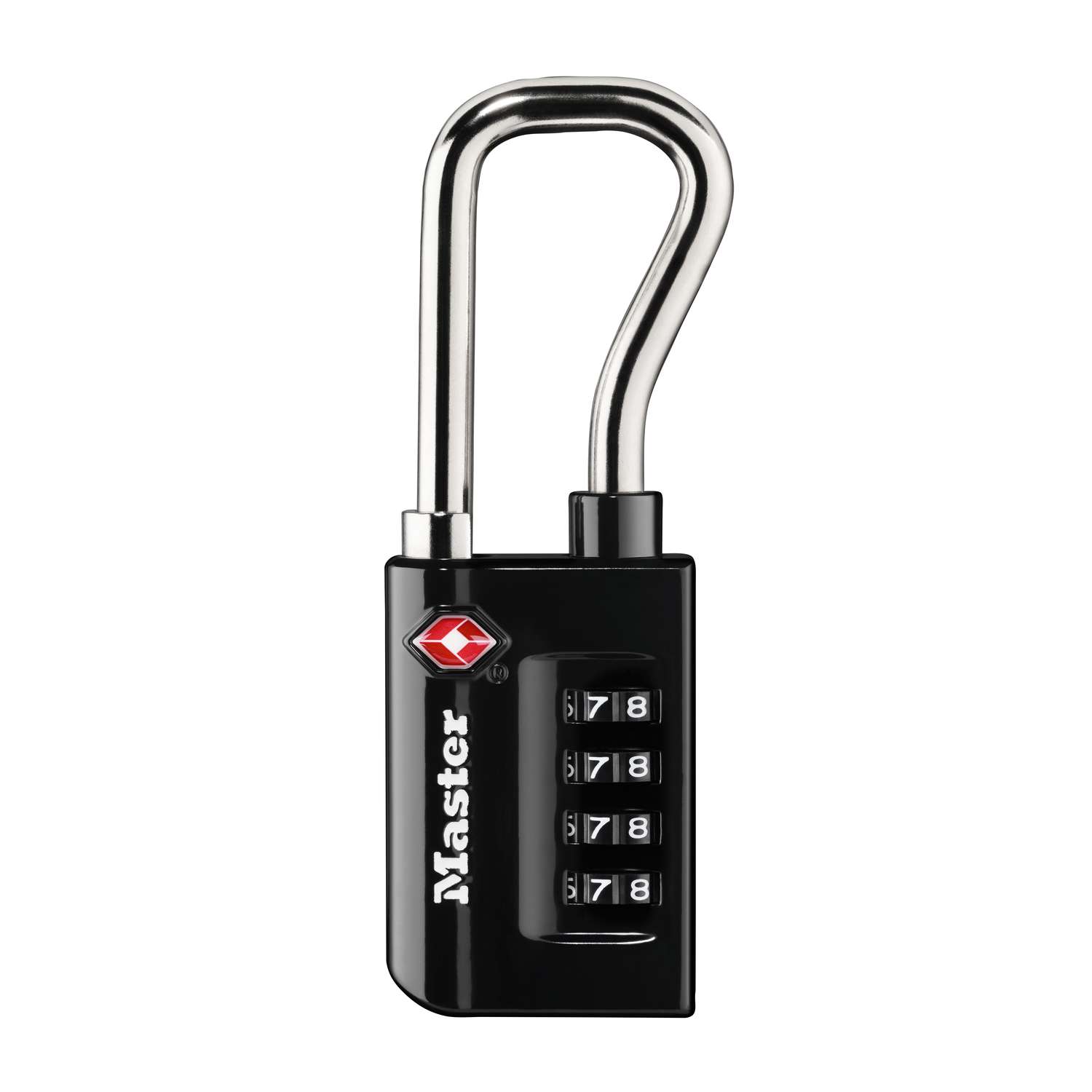 Master Lock 1.31 in. W Steel 4Dial Combination Luggage Lock 1 pk Ace