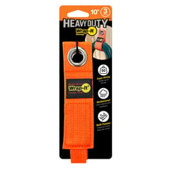 Wrap-It Heavy-Duty 1.5 in. W X 10 in. L Orange Storage Straps 50 lb 3 pk