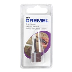 Dremel 407 Aluminum Oxide Sanding Drum, 1-1/2 x 2, 60 Coarse, Purple,  Each