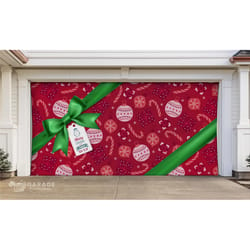 Garage Celebrations Merry Christmas and A Happy New Year 7 ft. x 16 ft. Garage Door Cover