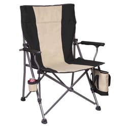 Picnic Time Oniva Beige/Black Big Bear Folding Chair