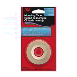 3M Clear Indoor Mounting Tape 1/2 in. W X 41.4 ft. L