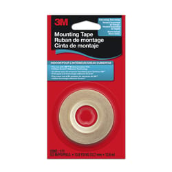 3M Clear Indoor Mounting Tape 1/2 in. W X 41.4 ft. L