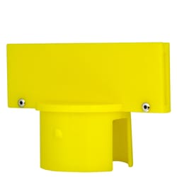 Mr. Chain 2.5 in. H Yellow Plastic Sign Adapter