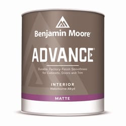 Benjamin Moore Advance Matte Black Paint Interior 1 qt
