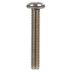 HILLMAN No. 10-32 Ga. X 1-1/4 in. L Phillips Flat Head Stainless Steel Machine Screws 100 pk