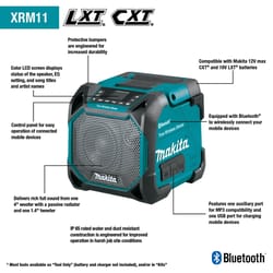 Makita LXT/CXT Wireless Bluetooth Weather Resistant Jobsite Speaker