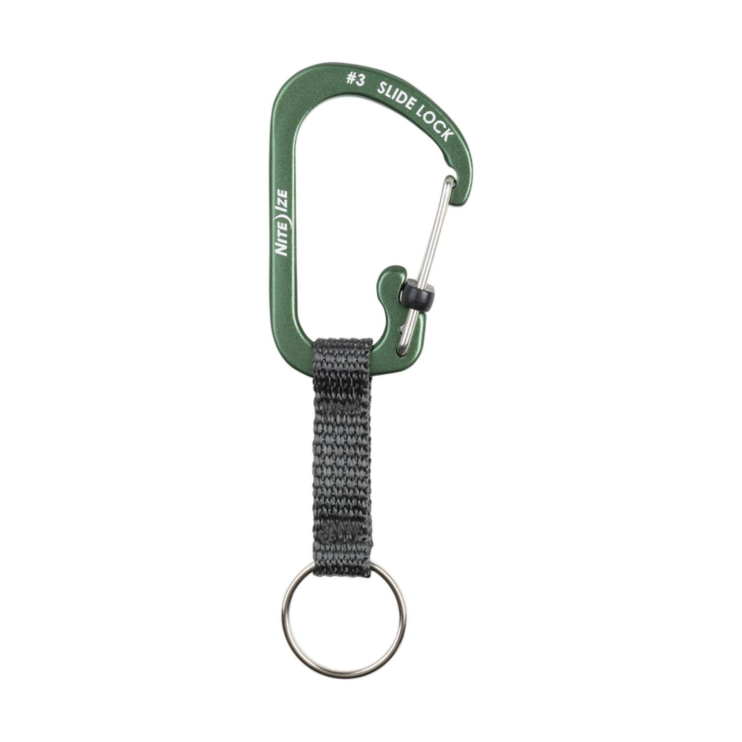 Hillman Aluminum/Nylon Multicolored Key Ring Carabiner - Ace Hardware