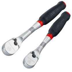 Craftsman V-Series 3/8 and 1/2 in. drive Comfort Grip Ratchet Set 96 teeth