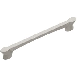 Hickory Hardware Wisteria Contemporary Bar Cabinet Pull 5-1/16 in. Satin Nickel 1 pk