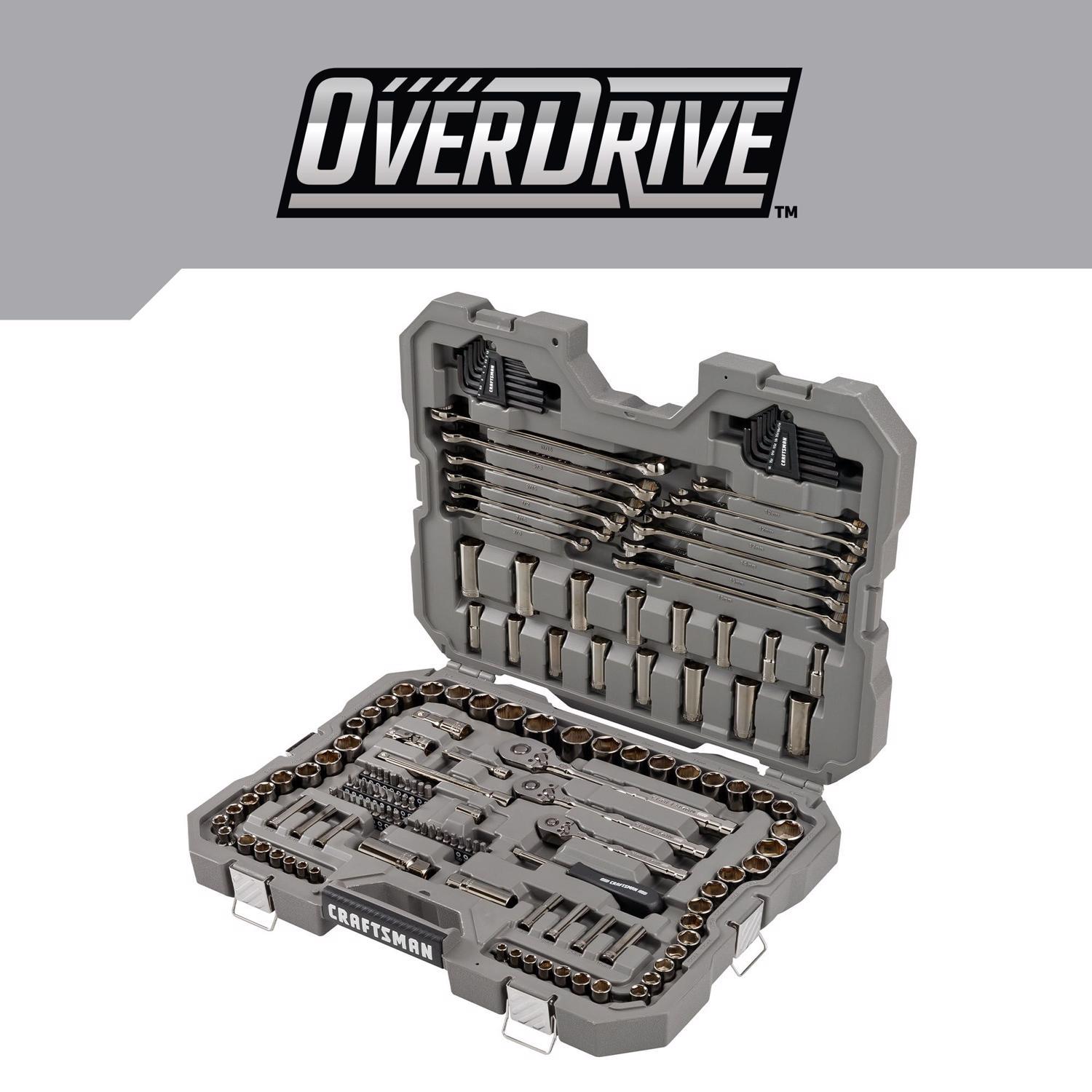 Craftsman OVERDRIVE 1/4 & 3/8 & 1/2 in. drive Metric/SAE 6
