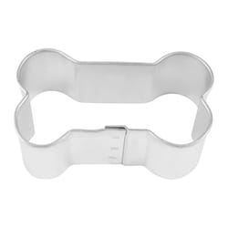 R&M International Corp International Corp 3 in. L Dog Bone Cookie Cutter Silver 1 pc
