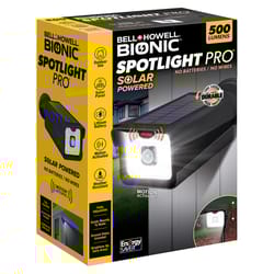 Bell & Howell Bionic Motion-Sensing Solar Powered LED Black Security Light