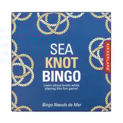 Kikkerland Sea Knot Bingo Card Games Multicolored