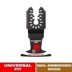 Diablo 2-1/2 in. W Bi-Metal Curve Contact Edge Oscillating Blade Nail-Embedded Wood 1 pk