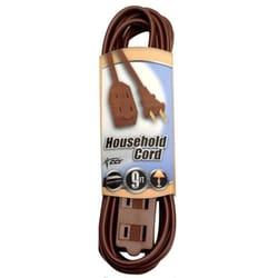 Southwire Indoor 9 ft. L Brown Extension Cord 16/2 SPT-2