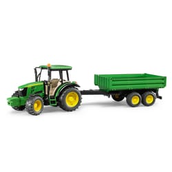 Bruder John Deere Tractor with Tipping Trailer Toy Multicolored