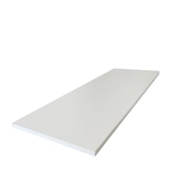 NB 0.63 in. H X 10 in. W X 23.6 in. D White Wood Shelf Board