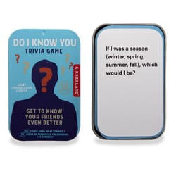 Kikkerland Do I Know You Trivia Game Multicolored