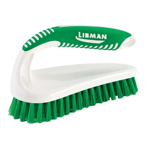 Libman 2.5 in. W Hard Bristle 7 in. Plastic/Rubber Handle Scrub