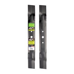 MaxPower 42 in. Standard Mower Blade Set For Riding Mowers 2 pk