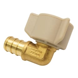 Apollo 1/2 in. PEX Barb in to X 1/2 in. D FPT Brass Swivel Elbow