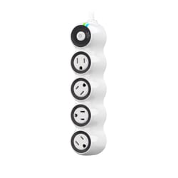 360 Electrical PowerCurve 4 ft. L 4 outlets Smart-Enabled Surge Protector White 1080 J