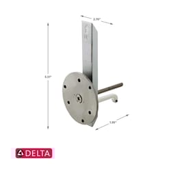 Delta 2-3/4 in. L Steel Grab Bar Anchor