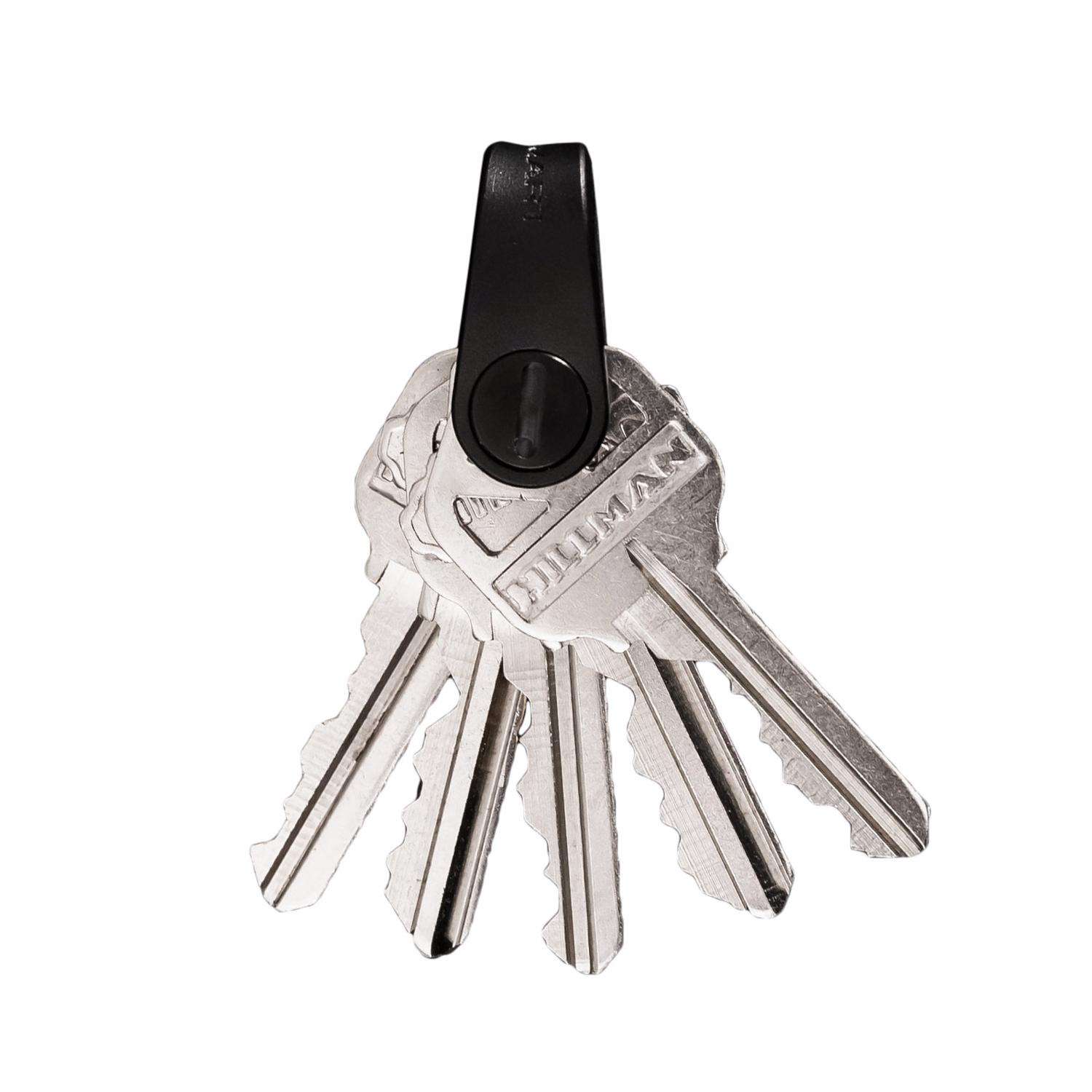 KeySmart Mini Minimalist Key Holder - Black