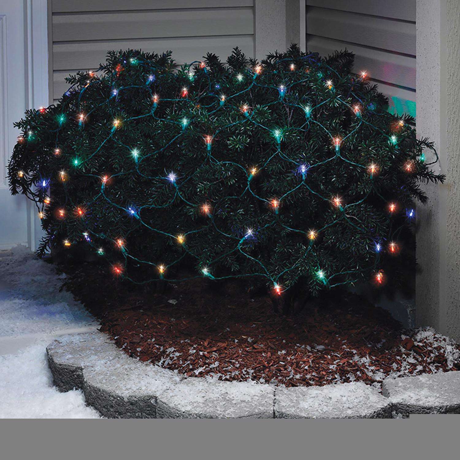 Led Christmas Lights Outdoor, 16 LED Beads Bright Multicolor