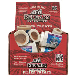 Redbarn Dog Treats Beef and Peanut Butter Bone For Dogs 2.5 in. 1 pk