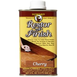 Howard Restor-A-Finish Semi-Transparent Cherry Oil-Based Wood Restorer 8 oz