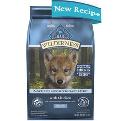 Blue Buffalo Blue Wilderness Puppy Chicken Dry Dog Food Grain Free 4.5 lb