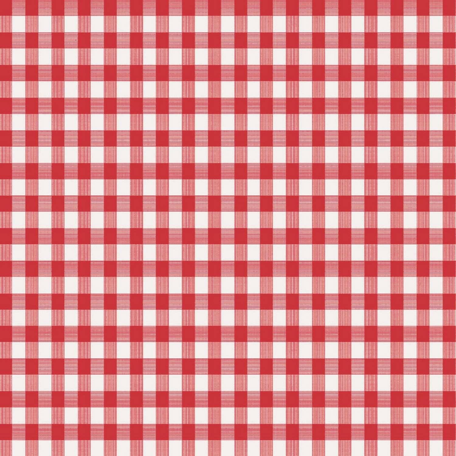 C57-1 Code Red Heart Check PVC Wipe Clean Vinyl Tablecloth ALL SIZES