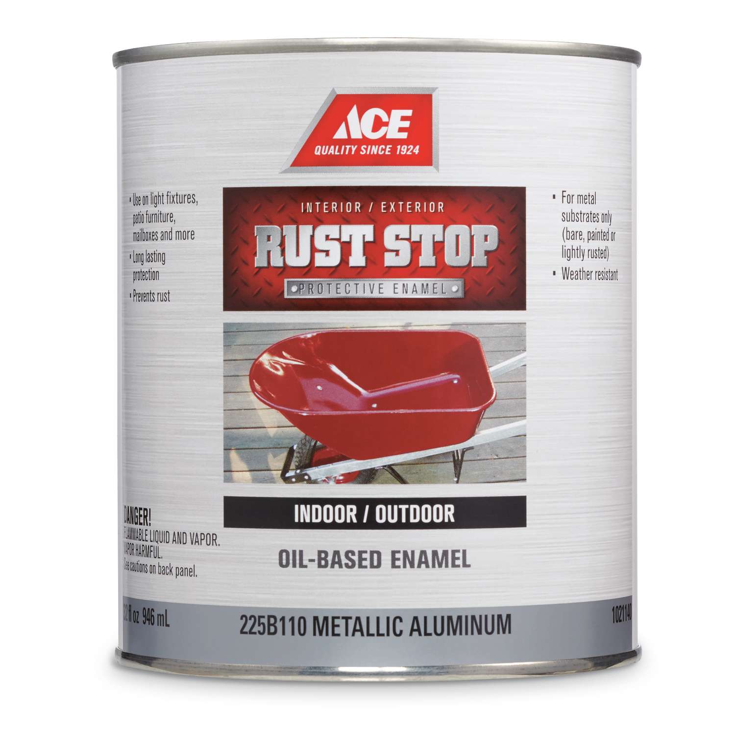 Ace Rust Stop Indoor/Outdoor Aluminum OilBased Enamel Rust