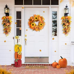 Glitzhome 42 in. Fall Stacked Pumpkin Porch Signs