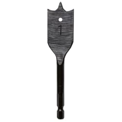 Century Drill & Tool Lazer Spade 1 in. X 4 in. L High Speed Steel Spade Bit Hex Shank 1 pc