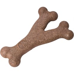 Spot Bam-bones Brown Bacon-Flavored Wish Bone Bamboo Fibers Pet Toy 1 pk