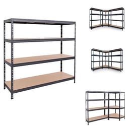 Ar Shelving Garage Series 71 in. H X 59.4 in. W X 18 in. D Metal Shelving Unit