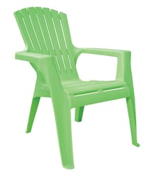Adams Kids Adirondack Summer Green Polypropylene Frame Adirondack Chair