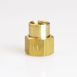 ATC 3/8 in. FPT X 1/4 in. D FPT Brass Reducing Coupling