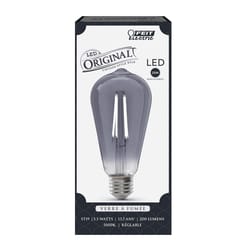 Feit ST19 E26 (Medium) LED Bulb Smoke Daylight 25 Watt Equivalence 1 pk