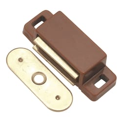 Hickory Hardware 1-3/4 in. W X 3/4 in. D Bronze Plastic Cabinet Catch