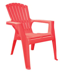 Adams Kids Adirondack Cherry Red Polypropylene Frame Adirondack Chair