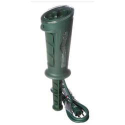 Woods Outdoor 3 Outlet Power Stake Timer 125 V Green