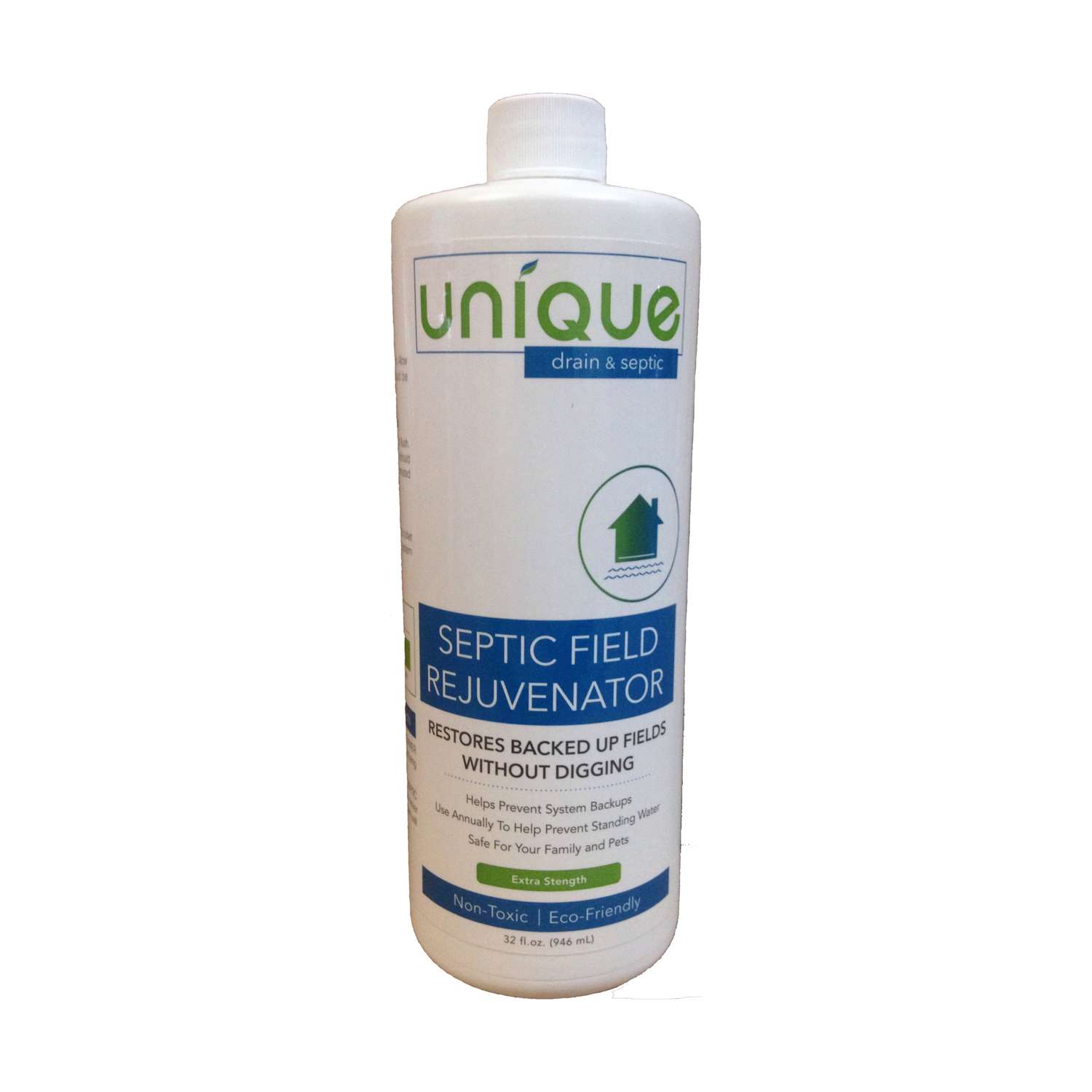 Unique Drain & Septic Liquid Septic System Treatment and Cleaner 32 oz
