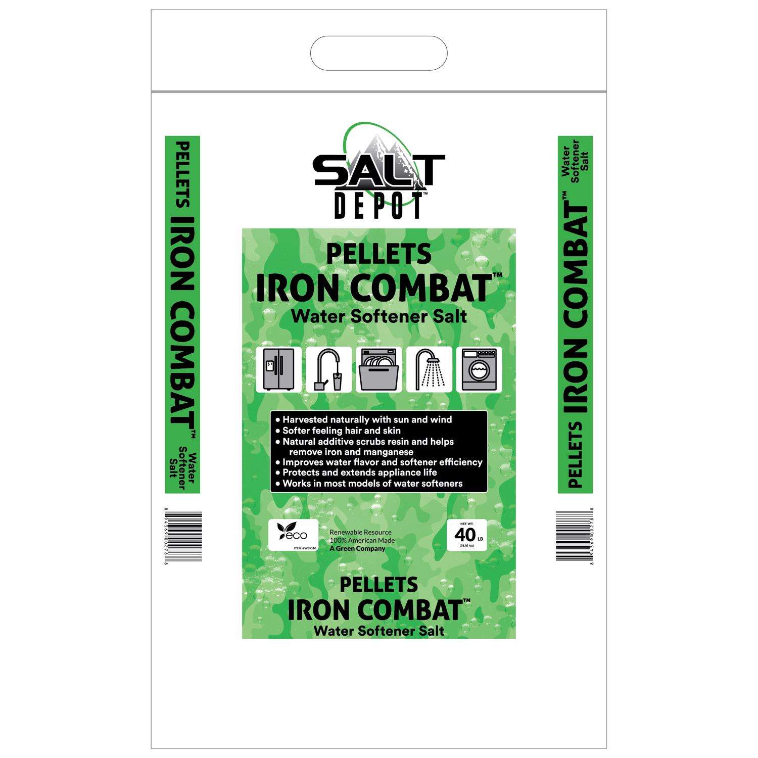 Salt Depot Iron Combat Water Softener Pellet Pellets 40 lb Ace Hardware