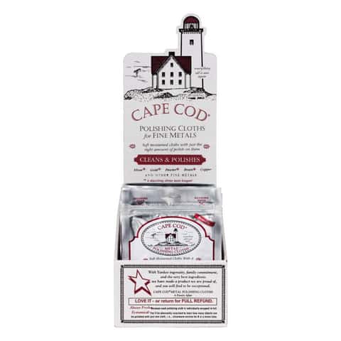 Cape Cod Vanilla Scent Fine Metal Cleaner and Polish 0.53 oz Cloth