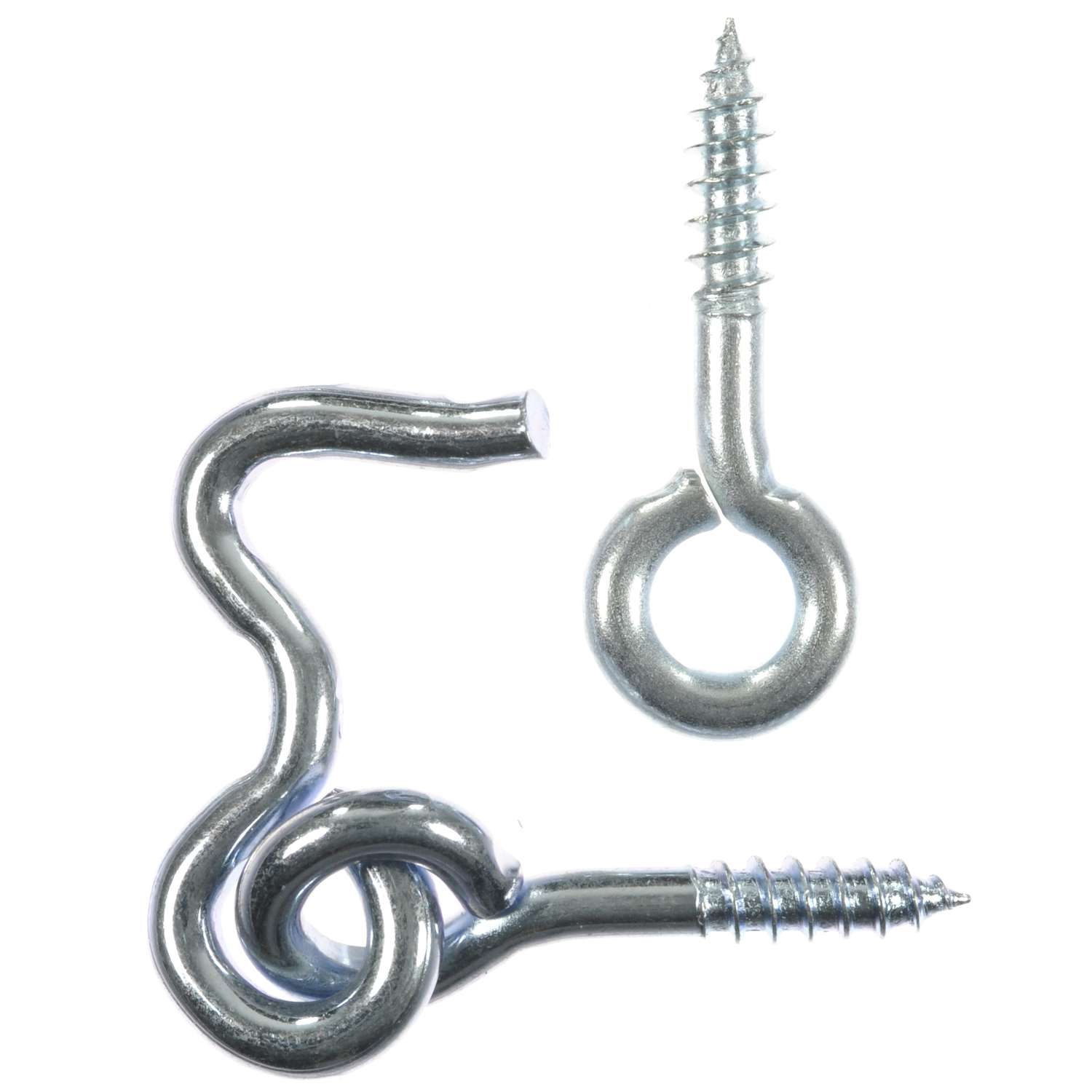 1-1/2 in. Zinc-Plated Hook and Eye (3-Pack)